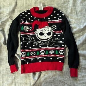 Disney Black and Red Holiday Sweater